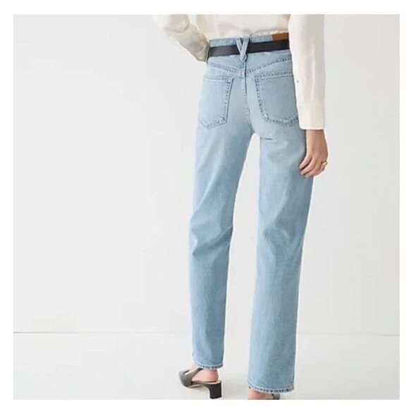 NWT J.Crew $138 Women's 29 High-rise '90s wide-leg Jeans Medium Wash "Sold Out" - Picture 5 of 14